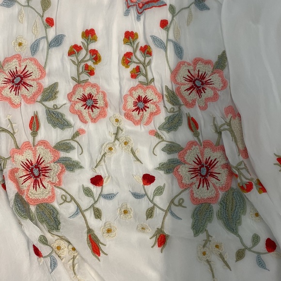 Johnny Was Grace embroidered kimono sleeve tunic top small NWT - Picture 6 of 11